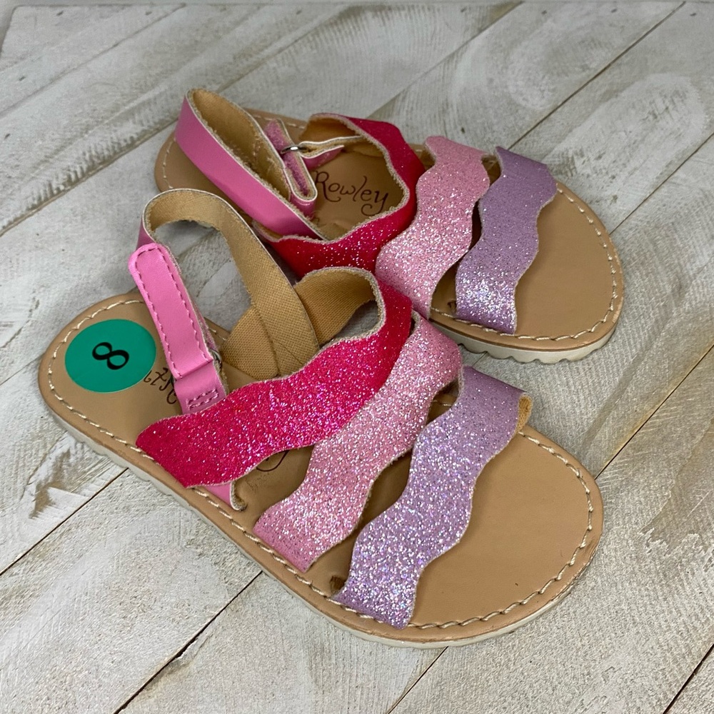 Cynthia rowley pink sparkle sandals